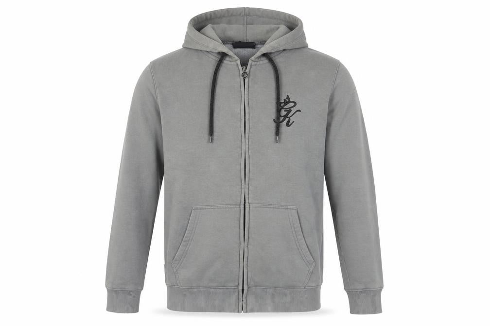 Gym King Grey Full Zip Men's Hoodie - Size S
