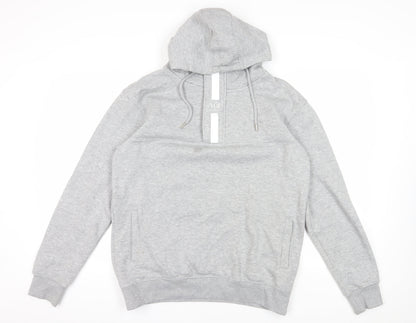 Additional front view of VOI Grey Hooded Pullover Hoodie -, size L