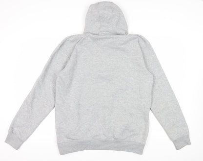 Back view of VOI Grey Hooded Pullover Hoodie -, size L