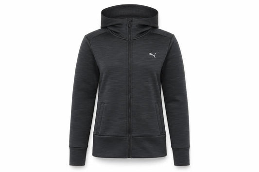 Puma Black Full Zip Hoodie - Unisex S - Activewear Essential