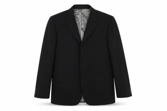 Jonathan Adams Mens Black Wool Jacket Blazer Size 40 Regular