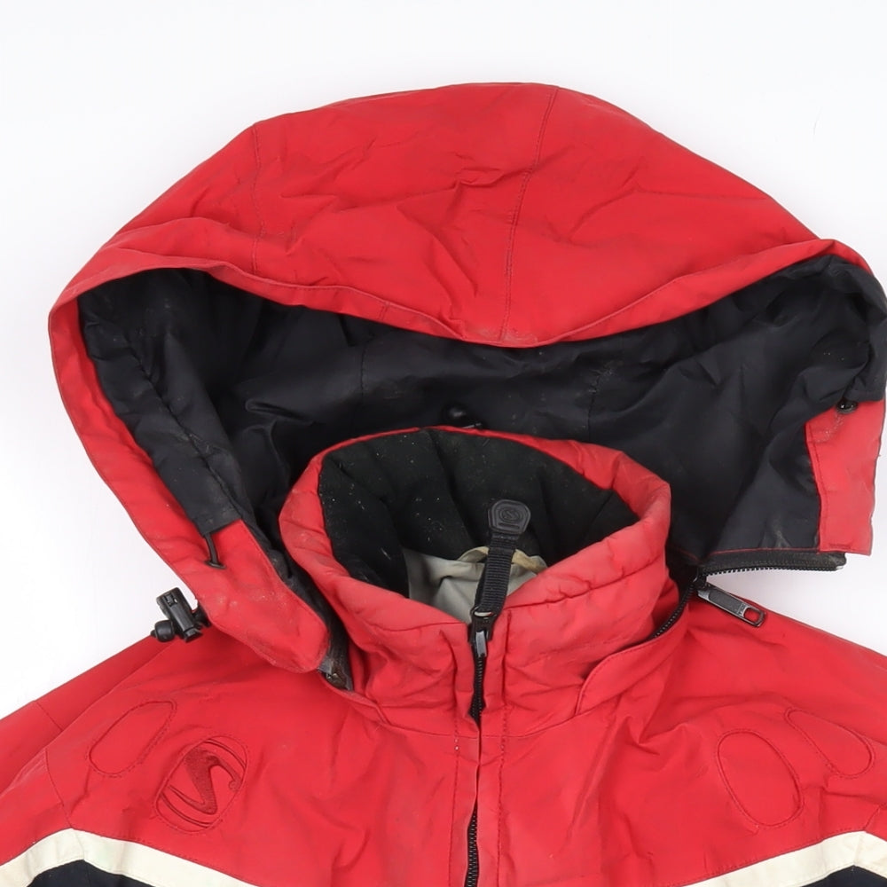 Sun Valley Boys Multicoloured Colourblock Jacket Size S Zip