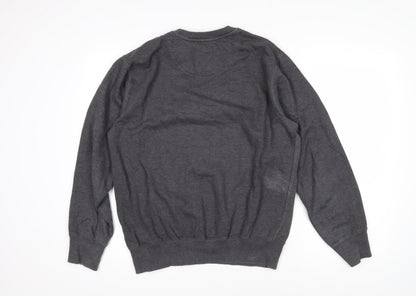 U.S. Polo Assn. Mens Grey Polyester Pullover Sweatshirt Size S