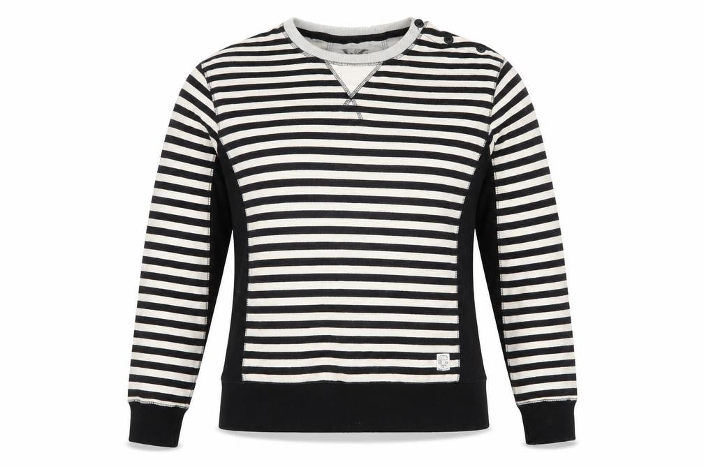 Fcuk Womens Multicoloured Striped Polyester Pullover Sweatshirt Size S Pullover