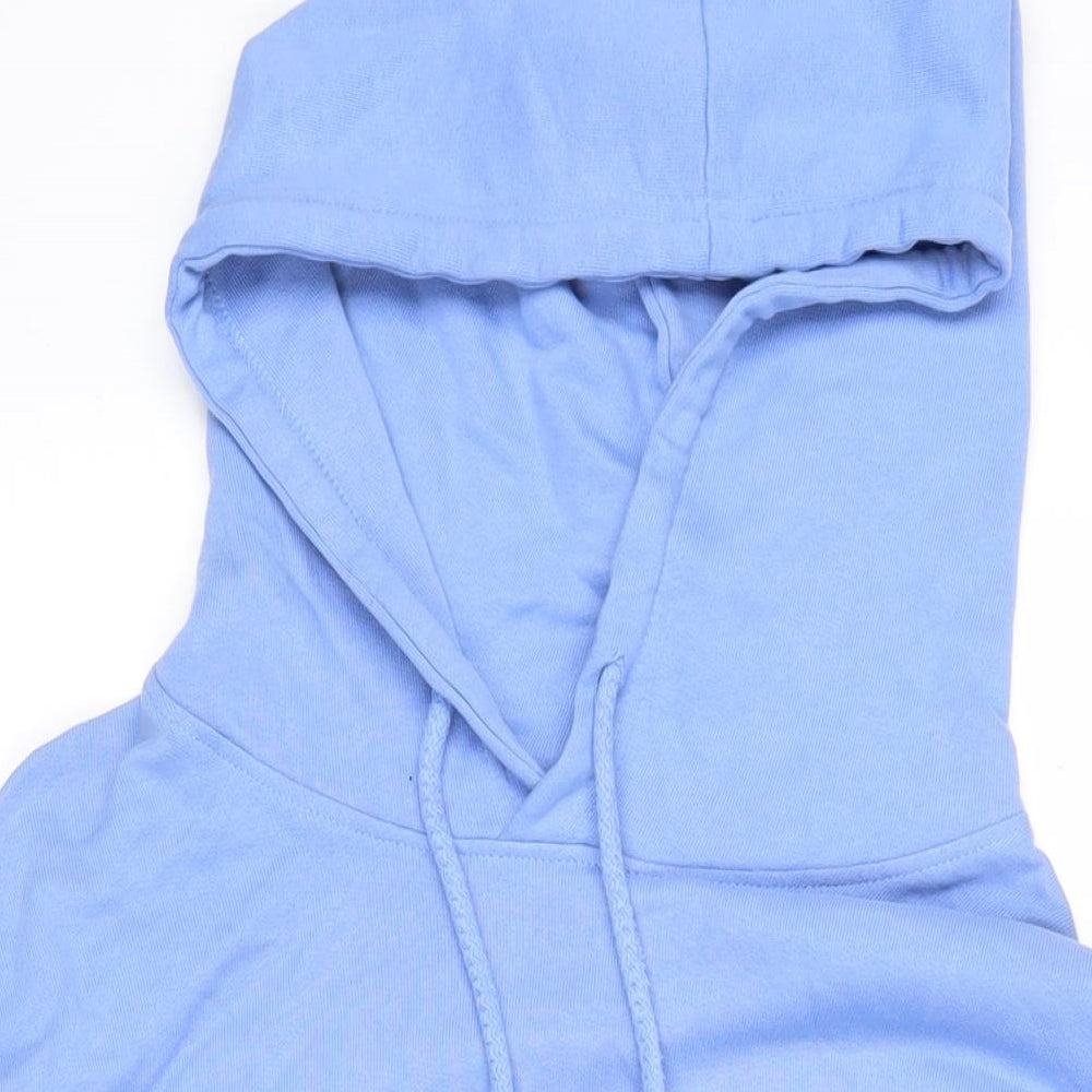 Nautica Womens Blue Polyester Pullover Hoodie Size L Pullover