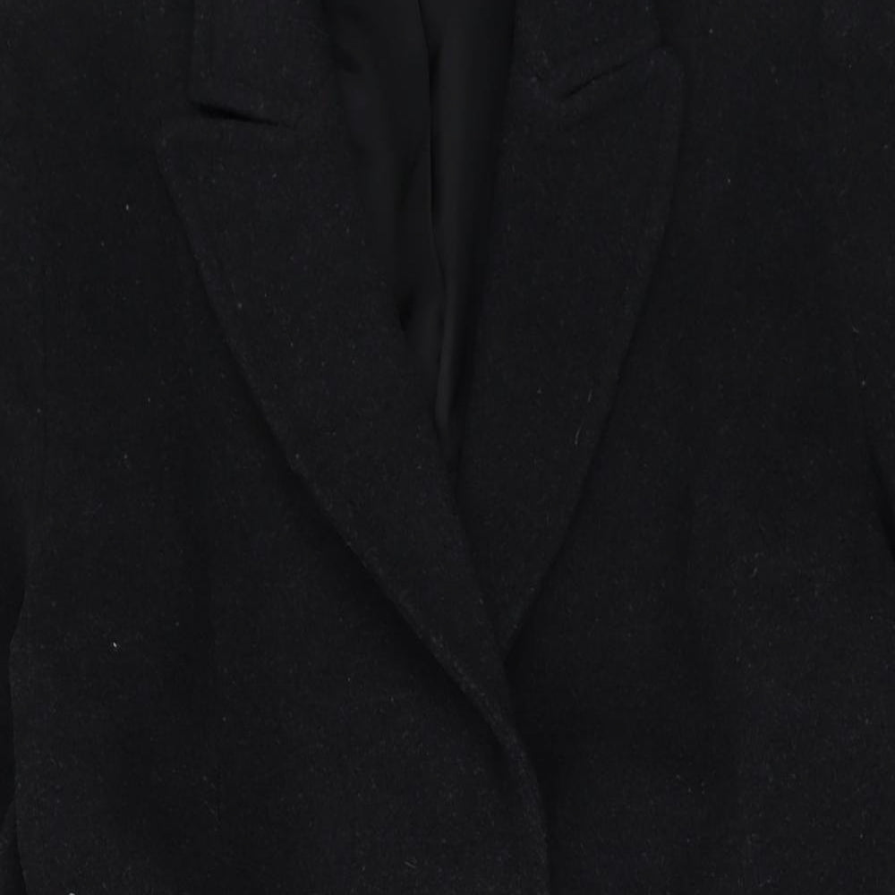 Pinta Womens Grey Overcoat Coat Size 14 Button