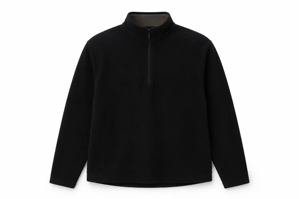 Quechua Mens Black Polyester Pullover Sweatshirt Size XL