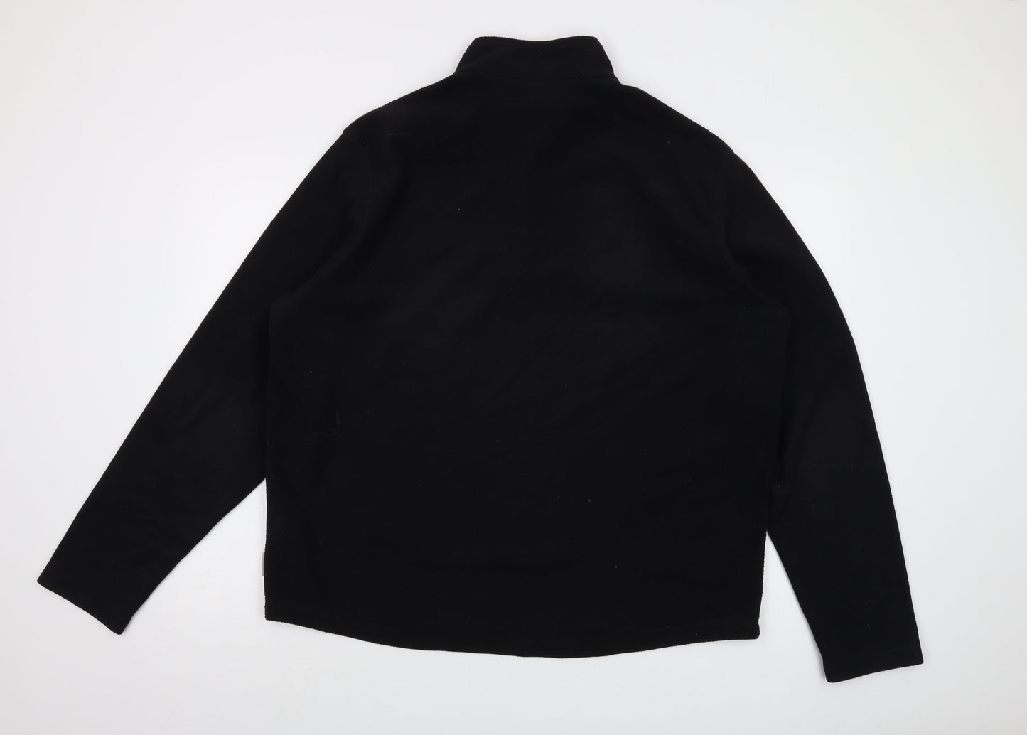 Quechua Mens Black Polyester Pullover Sweatshirt Size XL