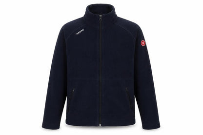 Front view of Tribord boys’ blue jacket, size 14, years zip