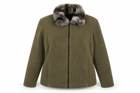 Farfield Original Womens Green Jacket Size XL Zip