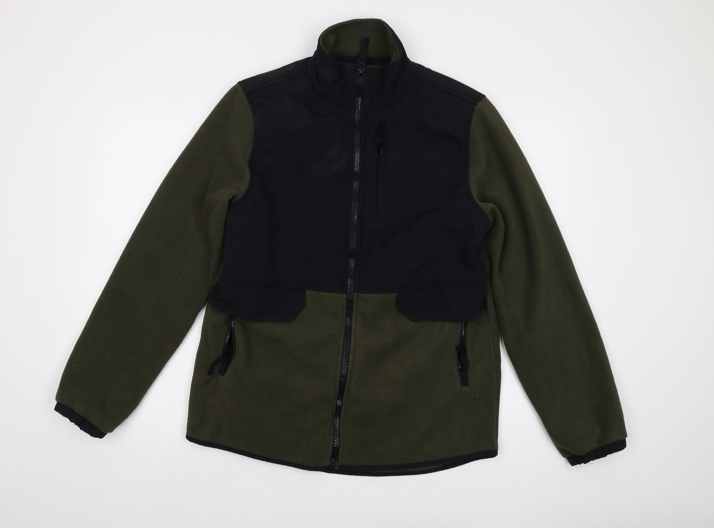Nerve Mens Green Jacket Size M Zip