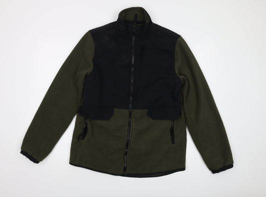 Nerve Mens Green Jacket Size M Zip