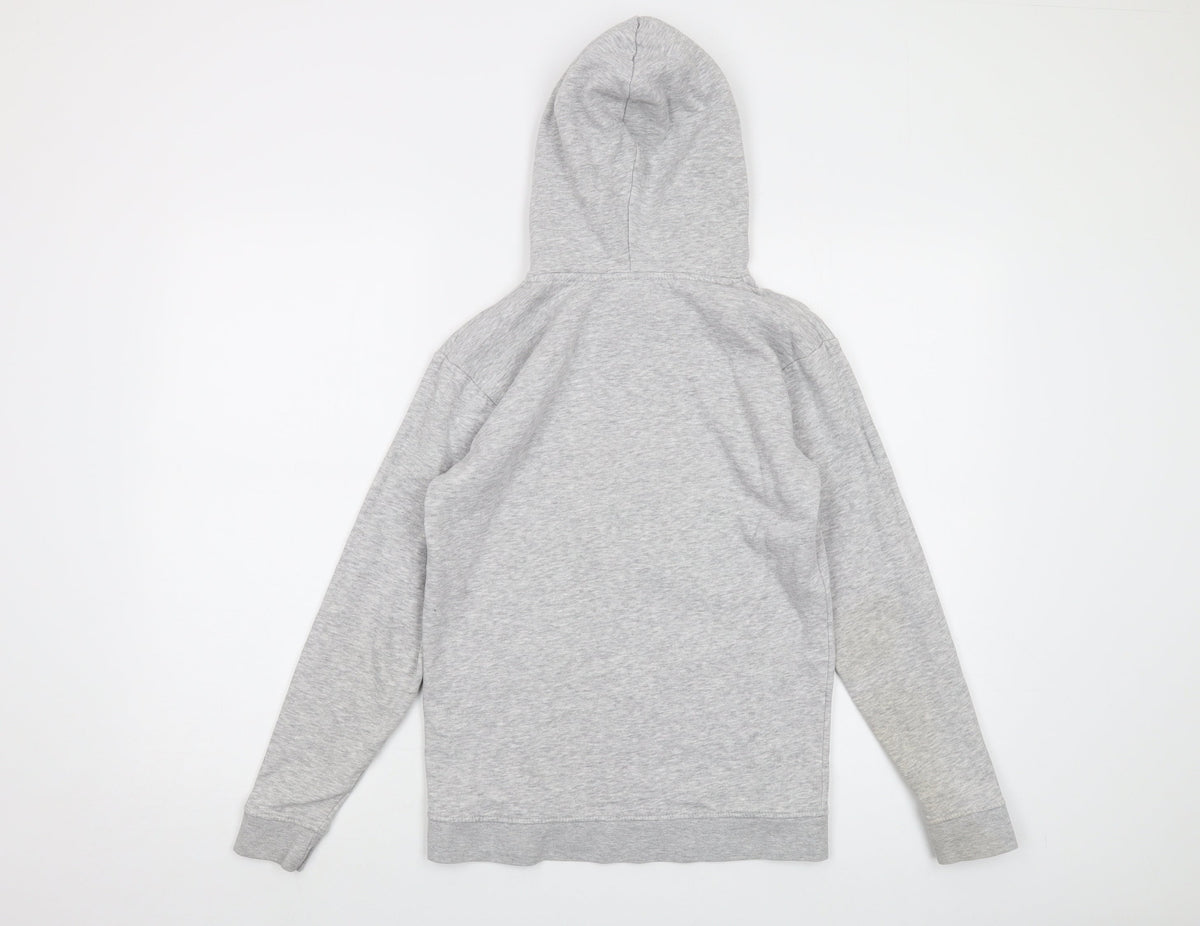 Sonic Boys Grey Cotton Pullover Hoodie Size 12-13 Years Pullover