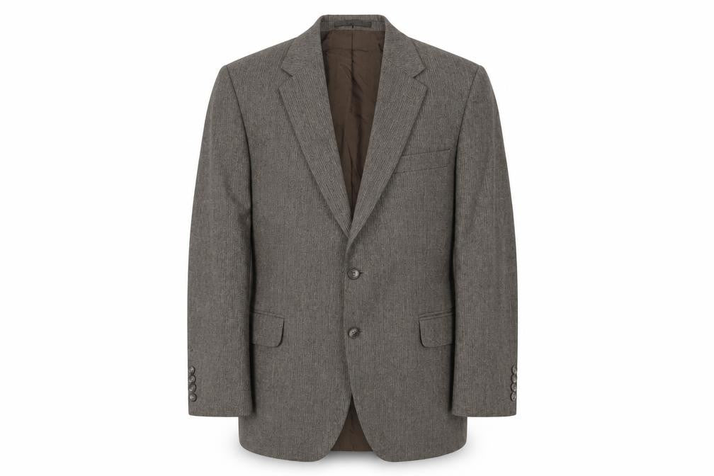 St Michael Mens Brown Wool Jacket Suit Jacket Size 42 Regular