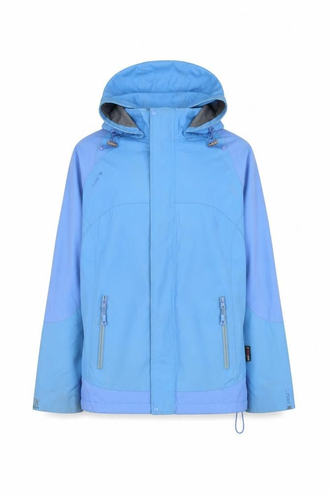 KOKO Pink Womens Blue Jacket Coat Size 16 Zip - Logo, Embroidered