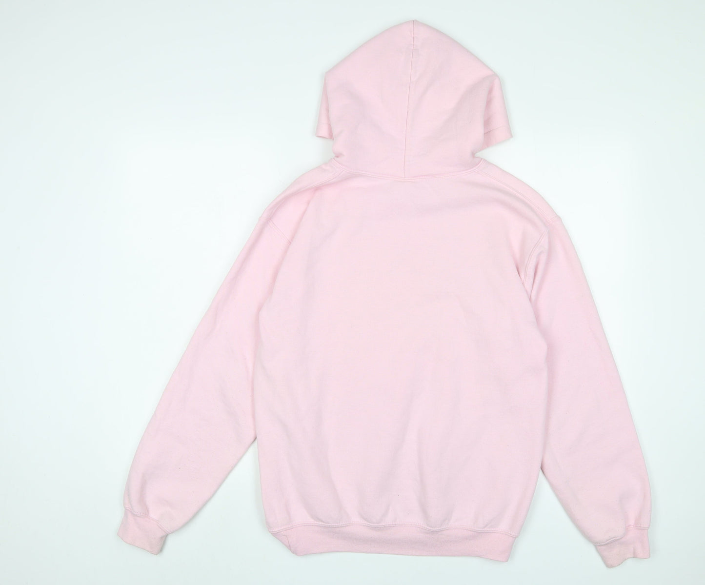 TIKTOK Womens Pink Cotton Pullover Hoodie Size S Pullover