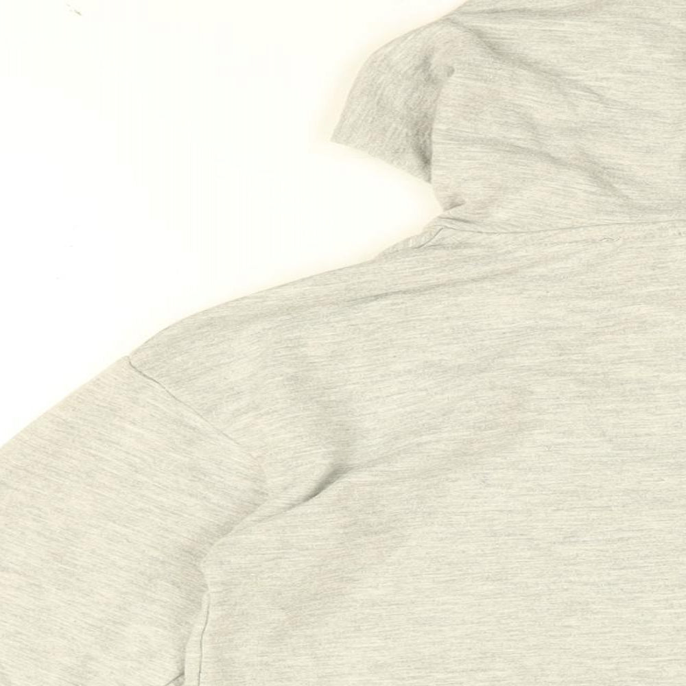 Friends Girls Grey Cotton Pullover Hoodie Size 9-10 Years Pullover - Friends Logo