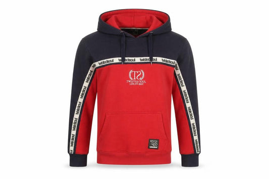 Twisted Soul Mens Red Cotton Pullover Hoodie Size XS - Twisted Soul