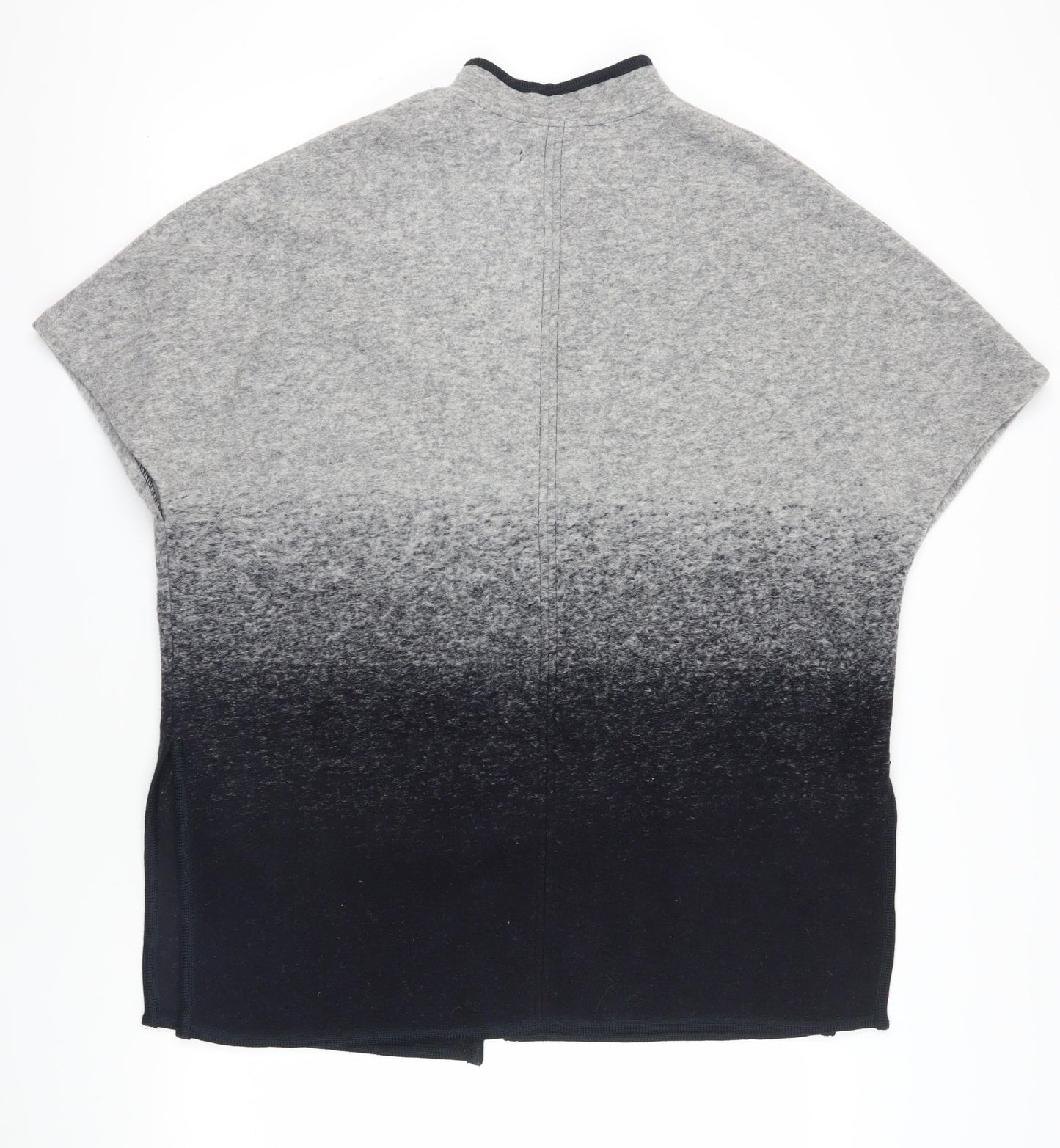Maison Cinqcent Grey Wool Blend Cape - Size L