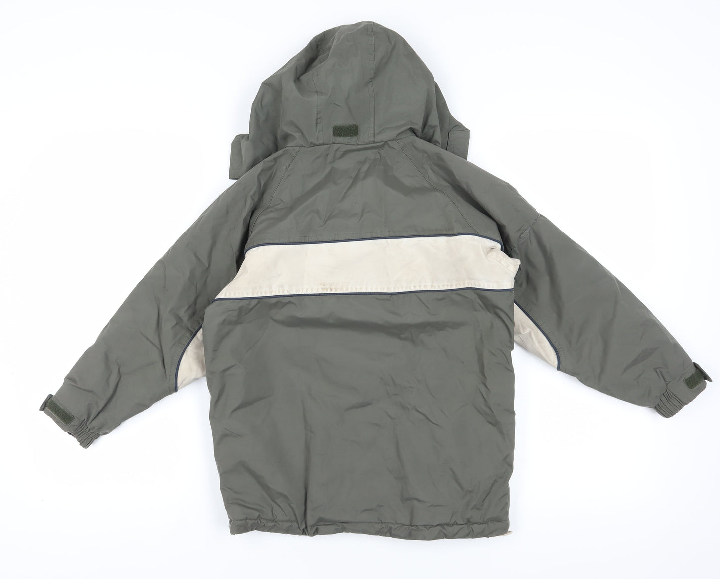 Alpine Snowsport Green Parka Jacket with Hood
