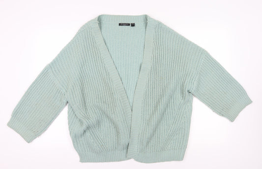 Brave Soul Green Chunky Knit Cardigan L