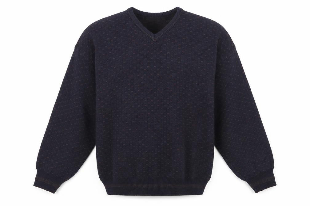 Preswick & Moore Black V-Neck Pullover XXL Jumper