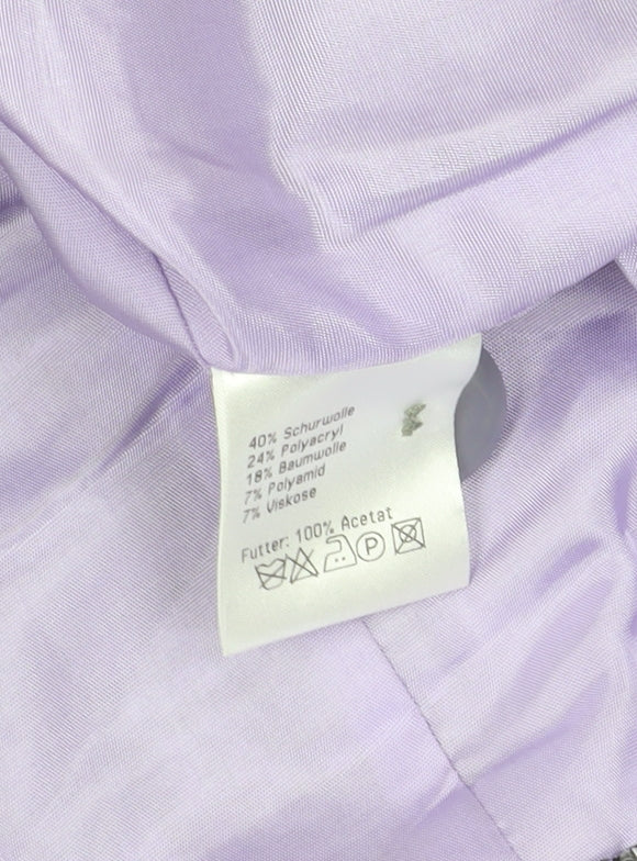 Frankenwälder Purple Bouclé Check Jacket Size 14
