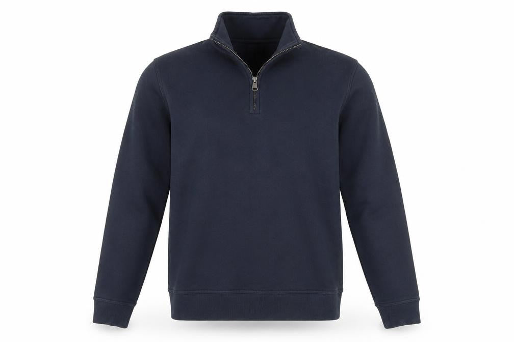 Crew Clothing Men's Blue Zip Sweatshirt M - Warm & Stylish