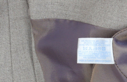 Close-up detail of Oasis Beige Suit Jacket, size 10, Single-Breasted
