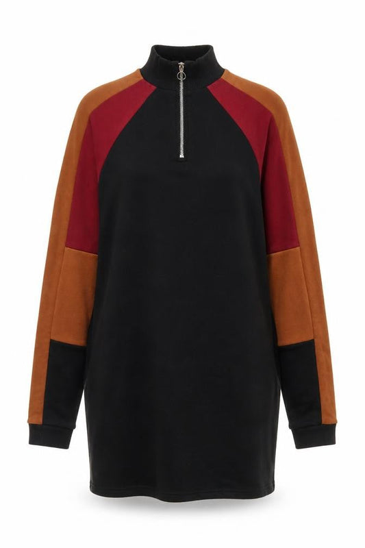 BDG Multicoloured Long Sleeve Knit Jumper Dress XS