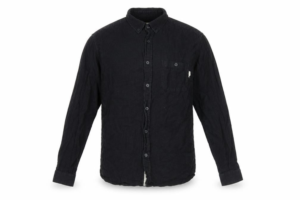 Urban Outfitters Mens Grey Cotton Button-Up Size M Collared Button