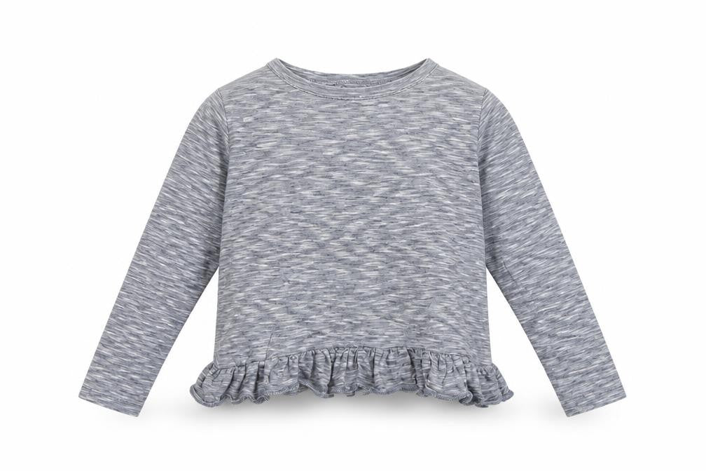 NEXT Girls Blue Cotton Basic T-Shirt Size 7 Years Round Neck Pullover