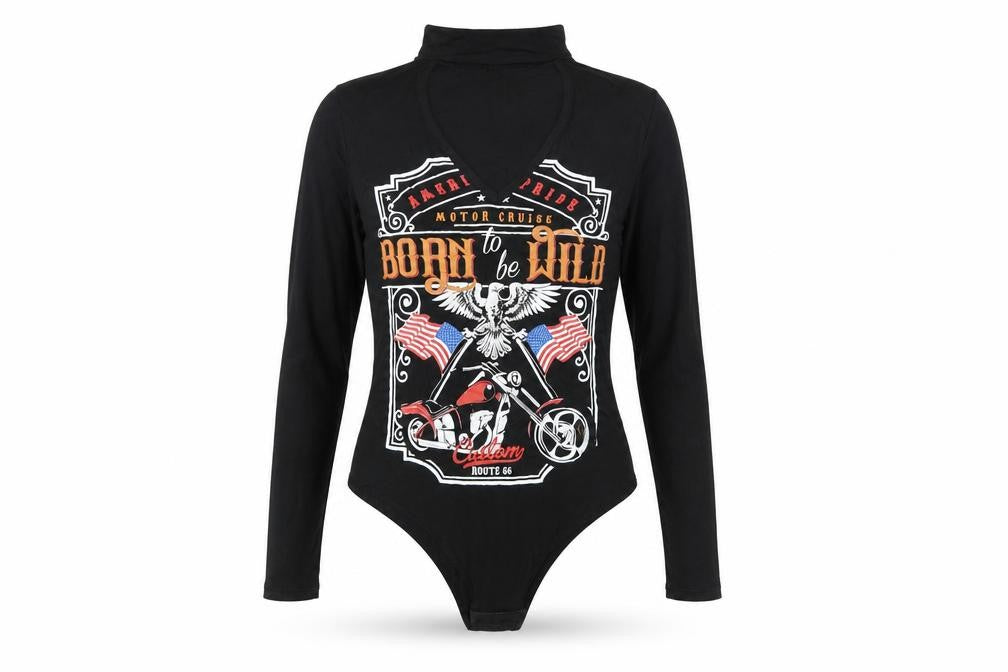 Select Womens Black Vinyl Bodysuit One-Piece Size 12 Snap