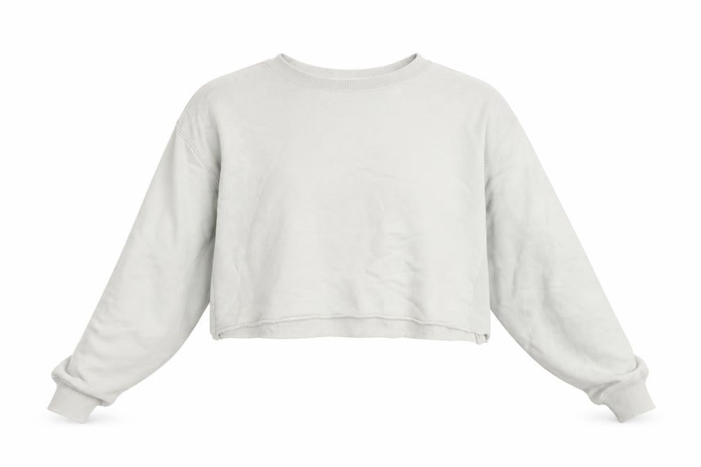 Good American Womens Green Cotton Pullover Sweatshirt Size L Pullover