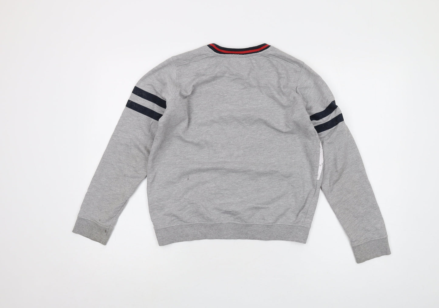 Minoti Boys Grey Cotton Pullover Sweatshirt Size 12-13 Years Pullover
