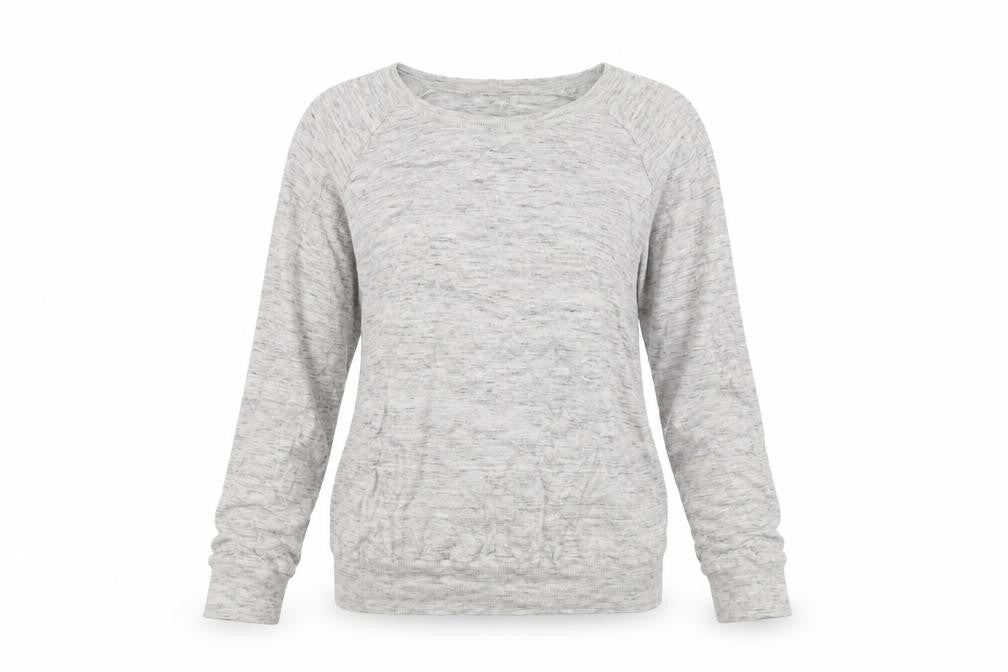 Gap Womens Grey Round Neck Cotton Pullover Jumper Size M