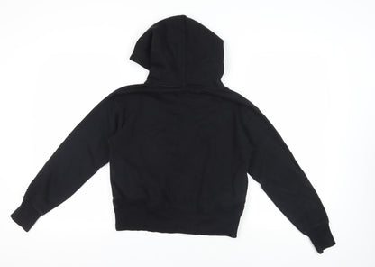 Champion Womens Black Pullover Hoodie, S -