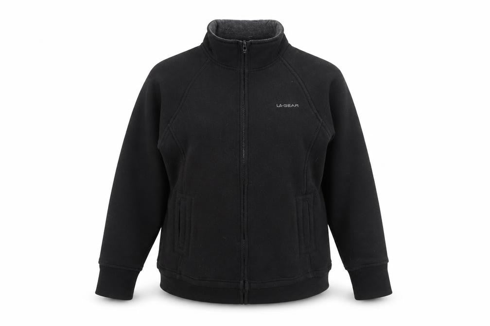 LA Gear Black Full Zip Sweatshirt Size 14