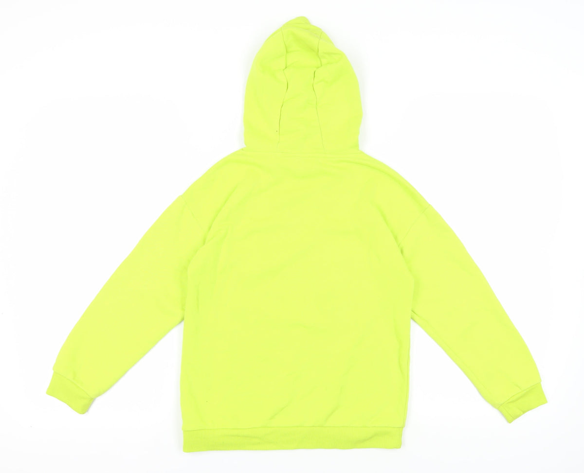 Back view of Xbox Green Pullover Hoodie, boys’ 10-11 yrs, graphic print