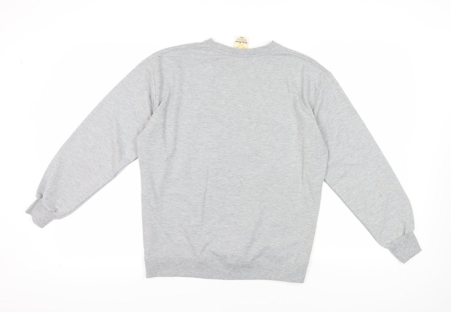 Grey Monkey Business Cartoon Graphic Sweatshirt, Size S