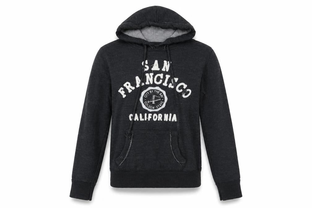 Urban Connection Black Pullover Hoodie, Large