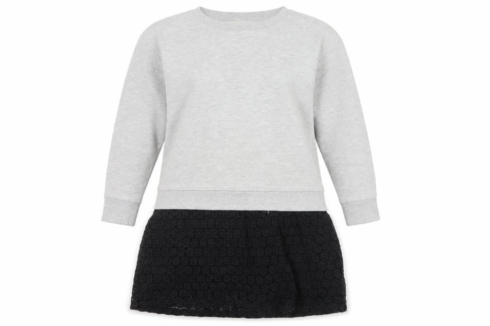 Hush Grey Black Sweatshirt Size 12