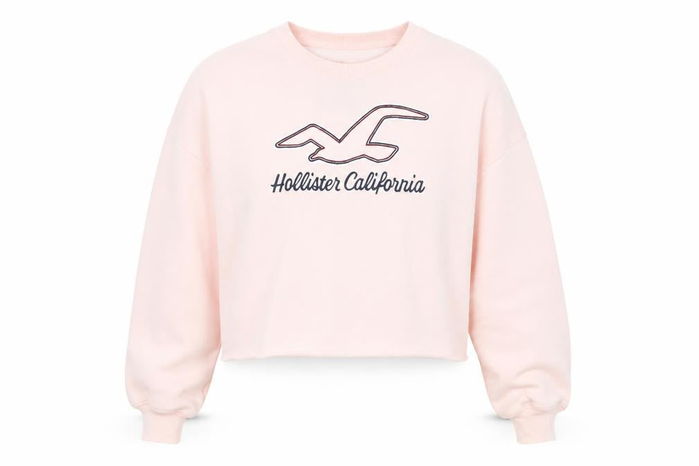 Hollister Pink XS Pullover Sweatshirt