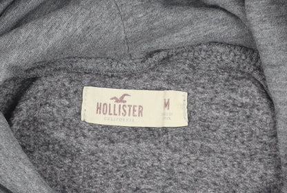 Hollister Womens Grey Pullover Hoodie M