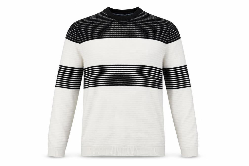 Only & Sons Black White Striped Pullover Jumper S