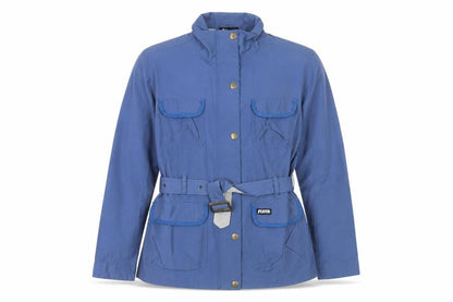 Puffa Blue Belted Women's Jacket - Size M