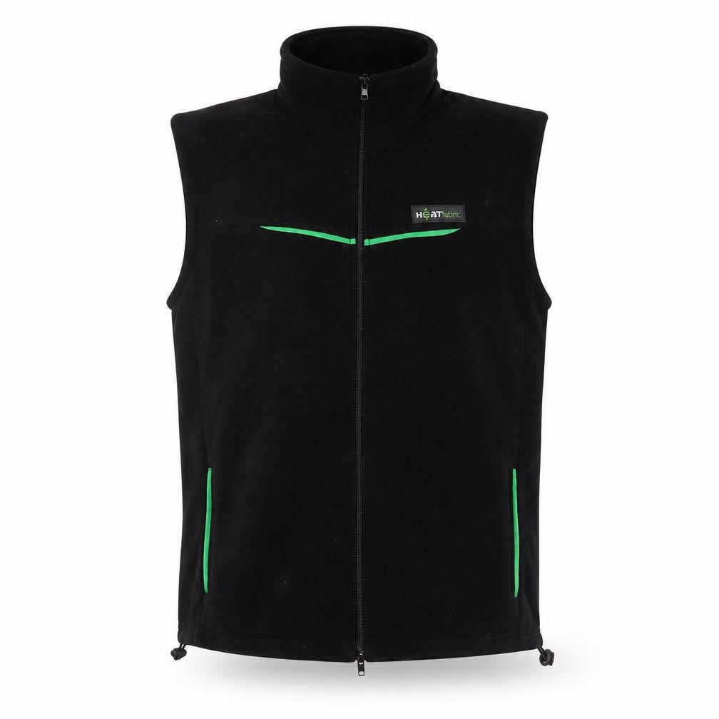 HEATfabric Black Fleece Waistcoat Size L