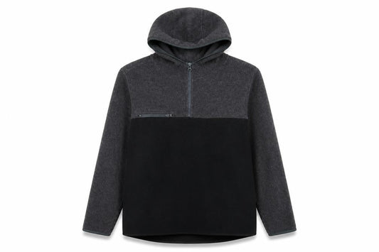 Gap Men's Grey & Black Pullover Hoodie, Size M