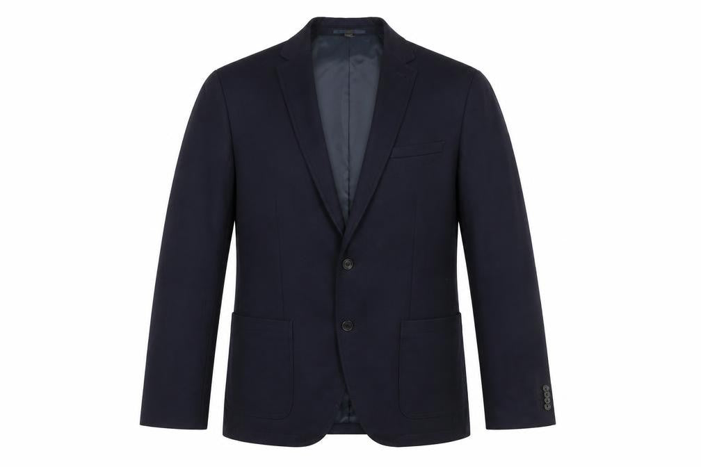 Marks & Spencer Mens Blue Polyester Jacket Suit Jacket Size 46 Regular