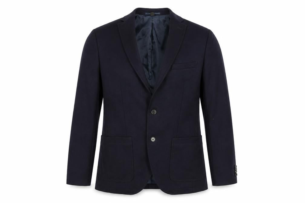 Marks & Spencer Mens Blue Polyester Jacket Suit Jacket Size 40 Regular